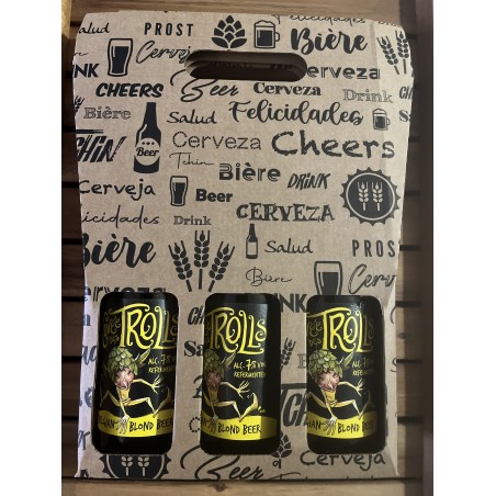 Boite à emporter Bières "Cuvée des Trolls"